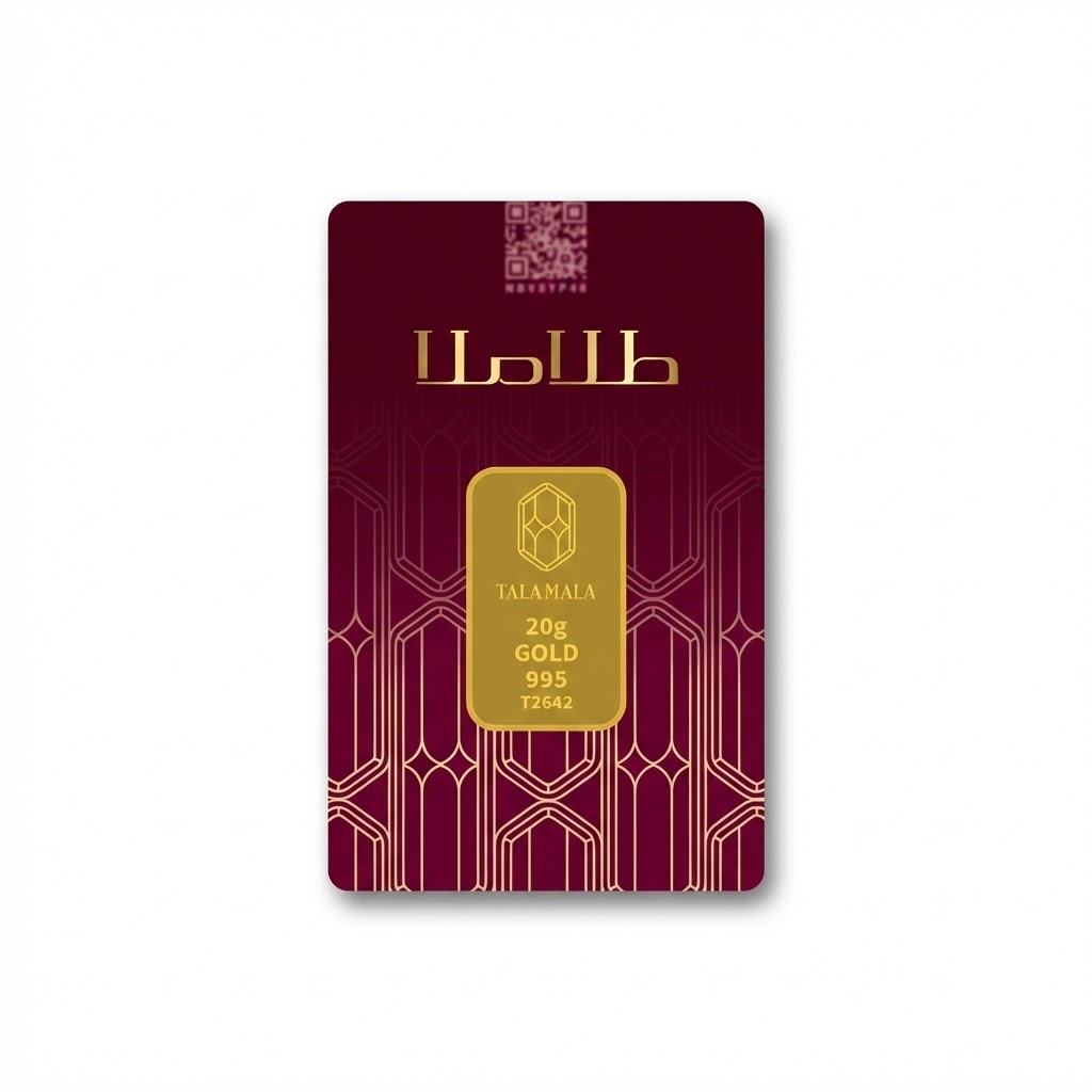 شمش طلا طلاملا ۲۰ گرم