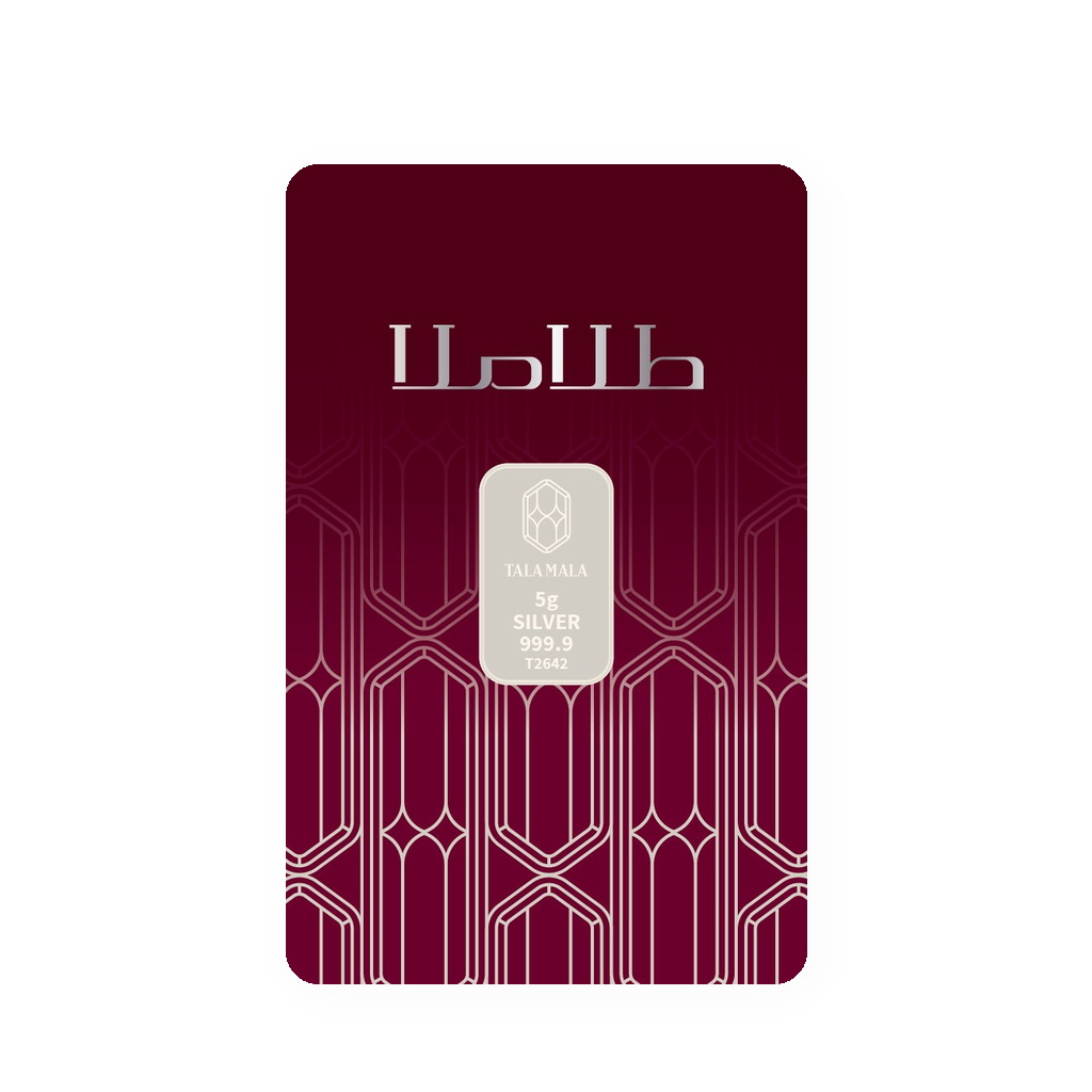 شمش نقره طلاملا ۵ گرم